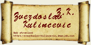 Zvezdoslav Kulinčević vizit kartica